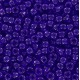 Toho seed beads 8/0 round Transparent Cobalt - TR-08-8